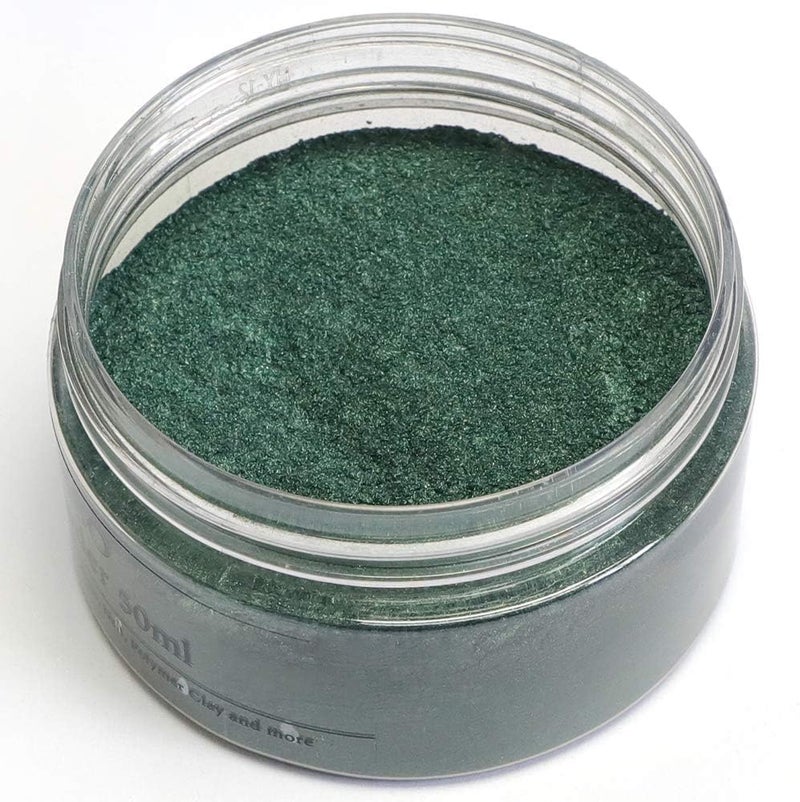 SEISSO Green Mica Powder for Epoxy Resin 1.7 oz /50g Powdered Pigment for Soap Colorant Bath Bomb Dye, Cosmetic Grade for Lip Gloss, Acrylic Nails Polish, Craft Projects - Image 1